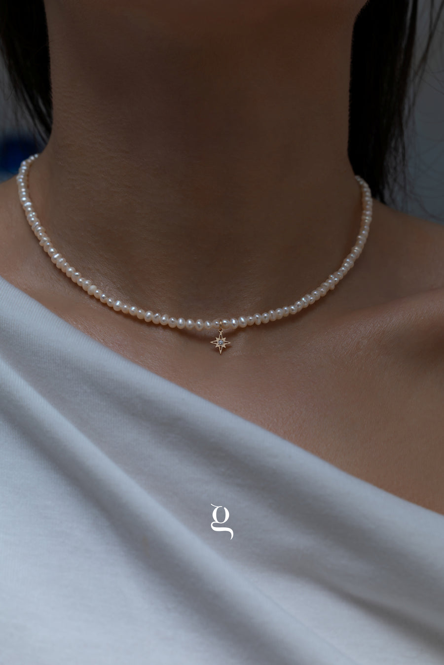 Pearl North Star Necklace