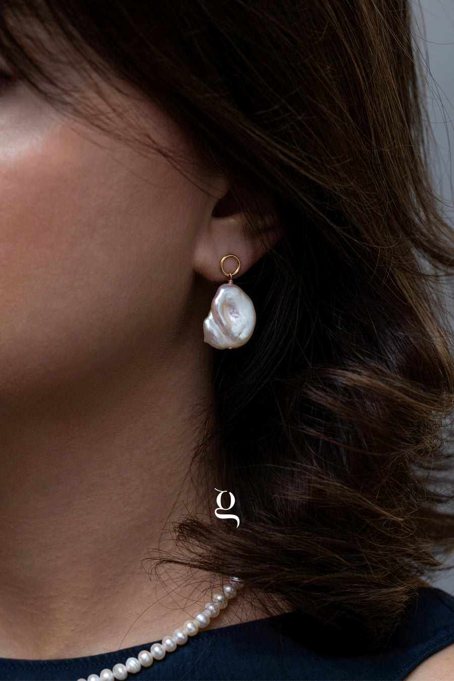Baroque Pearl Drop Earrings