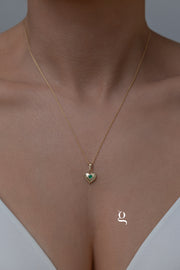 Emera Heart Necklace