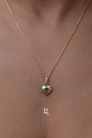 Emera Heart Necklace