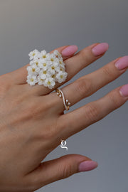 Rosé Wave Ring