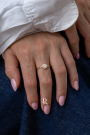 Pavé Circle CZ Ring