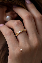 Classic CZ Band Ring