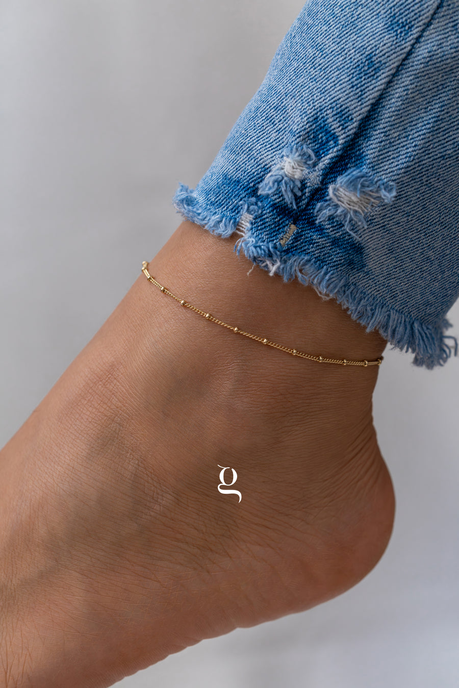 Dainty Satellite Anklet