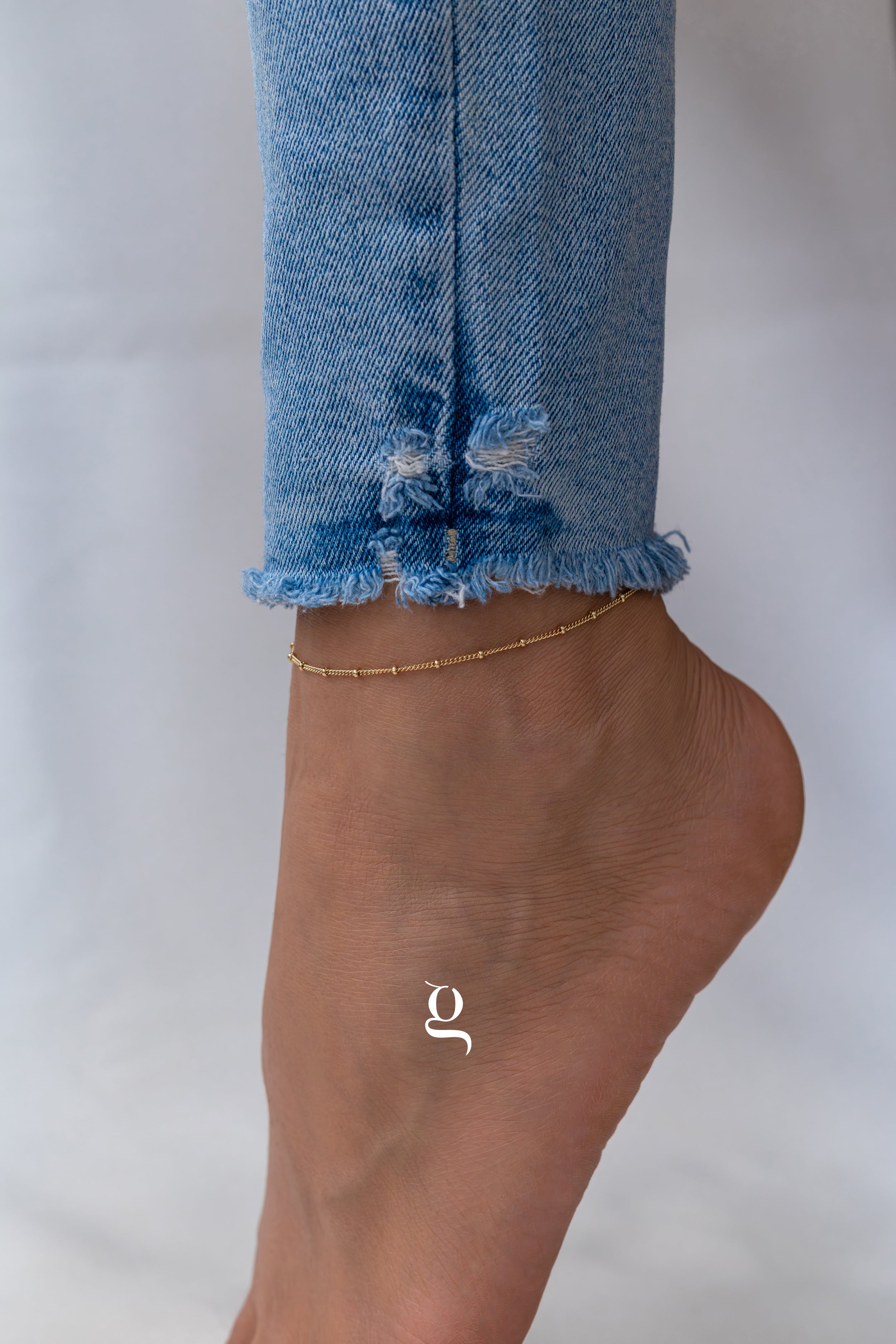 Dainty Satellite Anklet