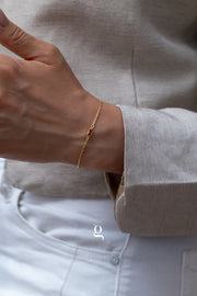 Baguette Birthstone Bracelet