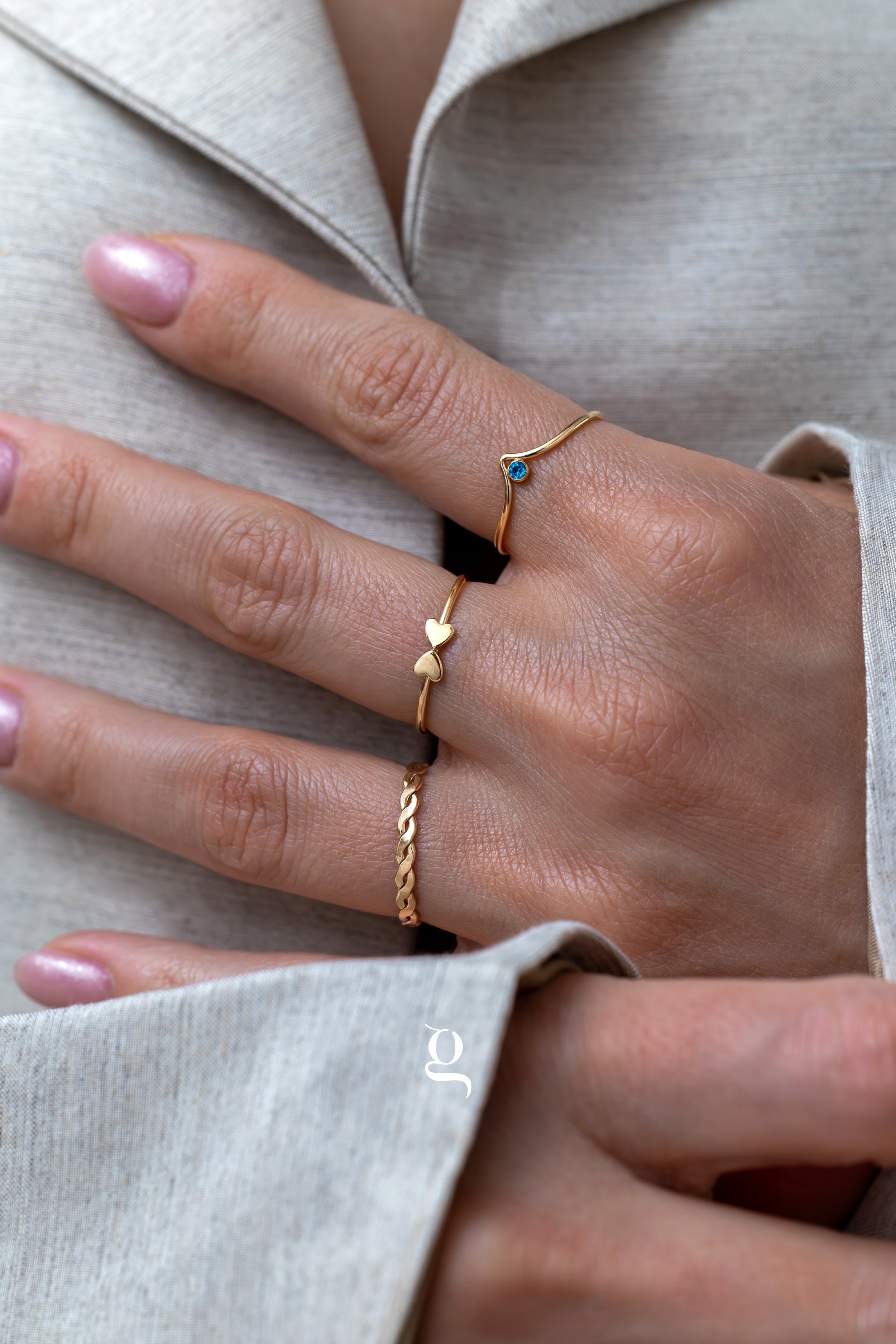 Double Heart Ring