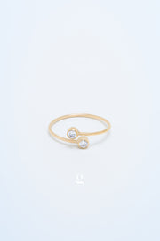 Double Stone Ring