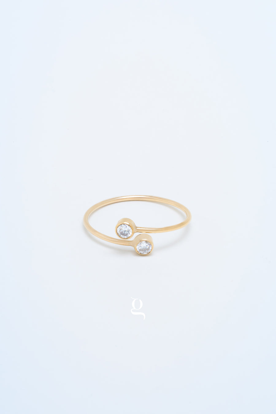 Double Stone Ring