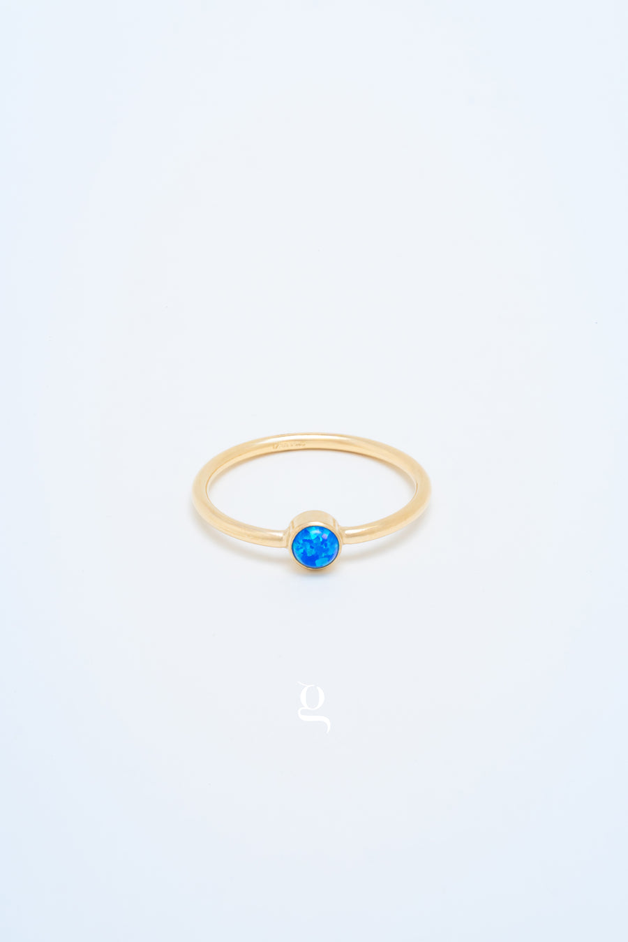 Blue Opal Ring