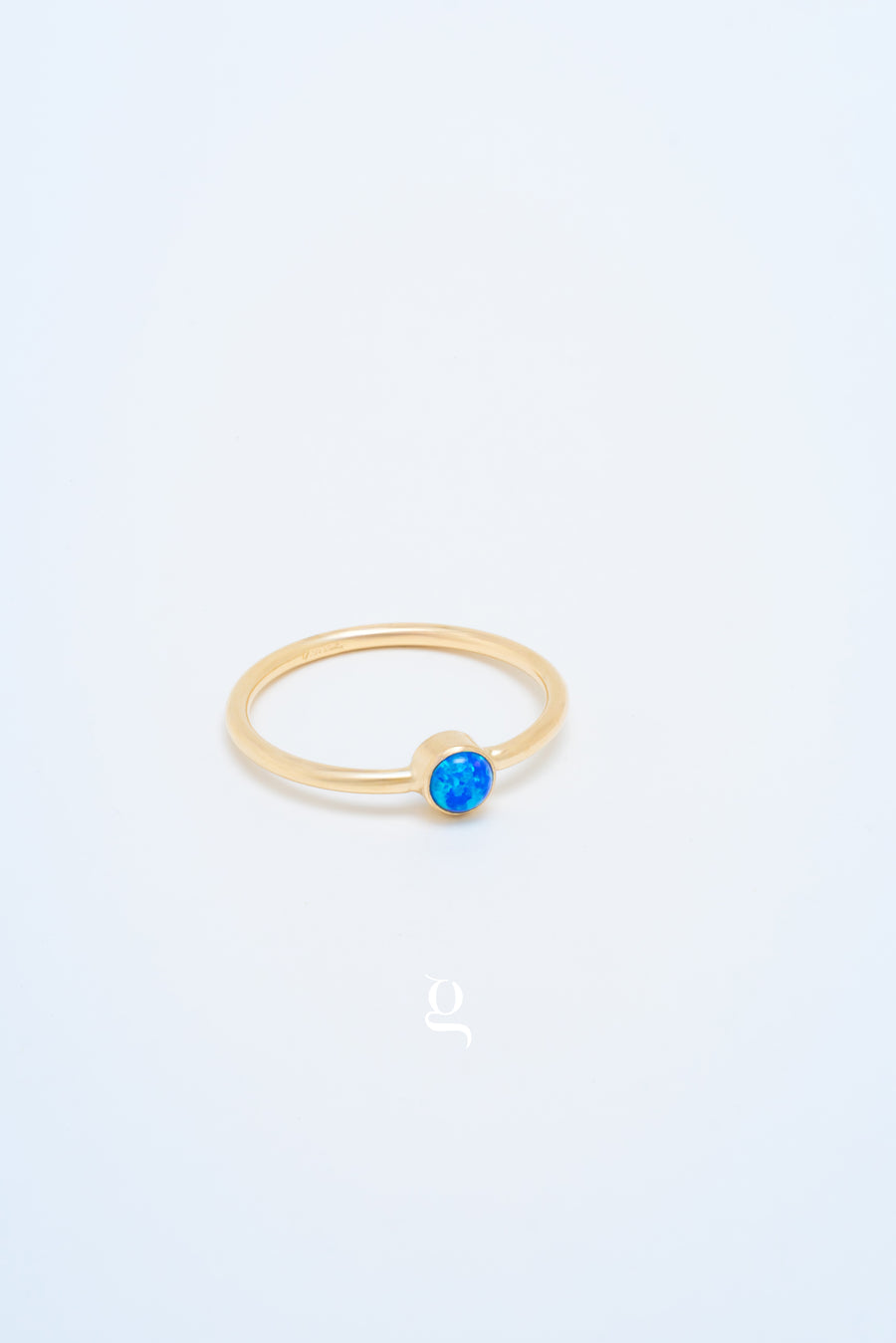 Blue Opal Ring