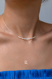 Floating Pearl Invisible Necklace