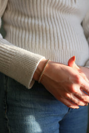 Gold Beaded Bracelet