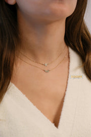 The Moon and Star Necklace