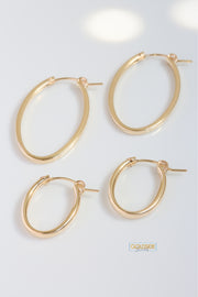 Oval Hoops