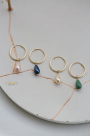 Teardrop Pearl Earrings