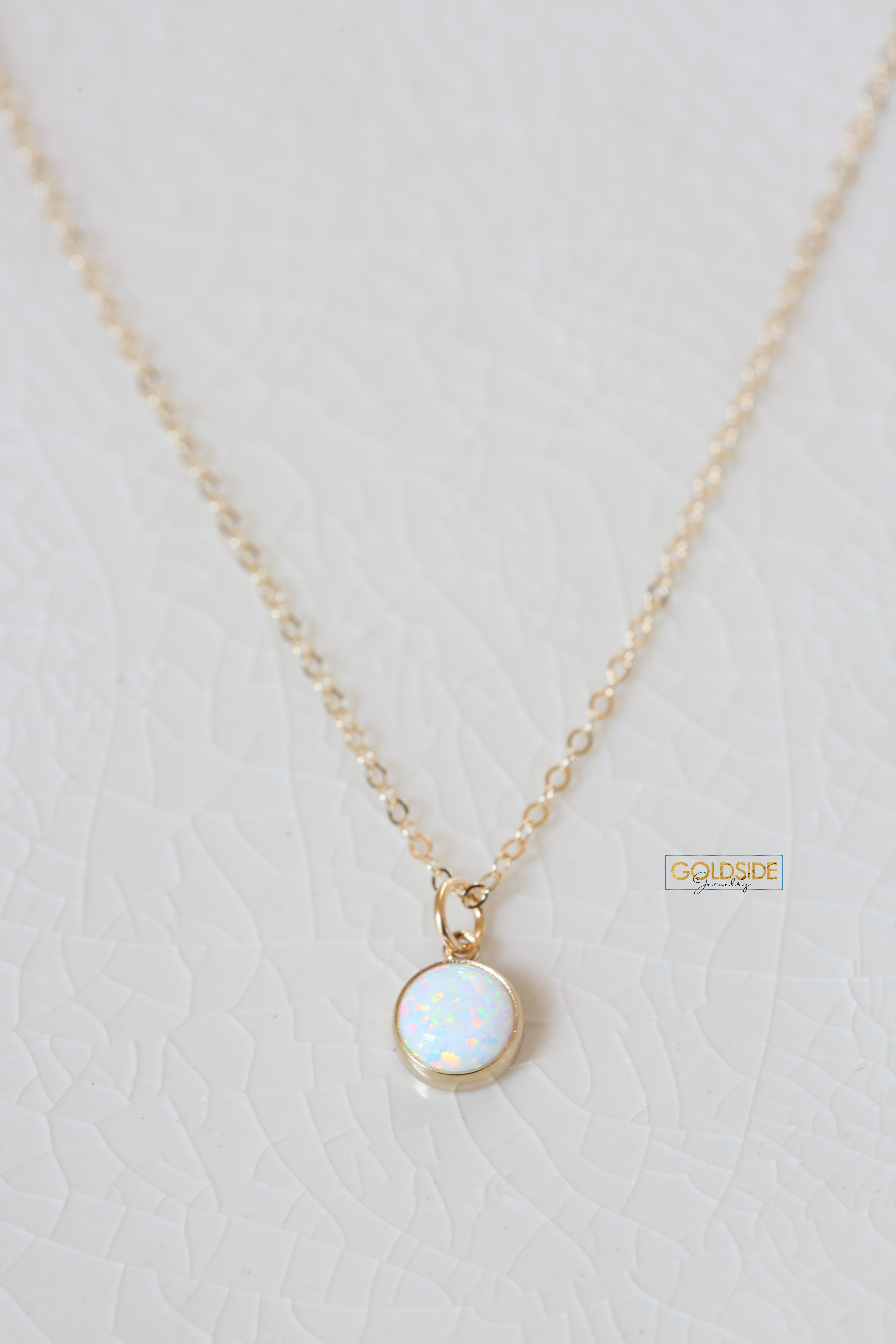 White Opal Necklace