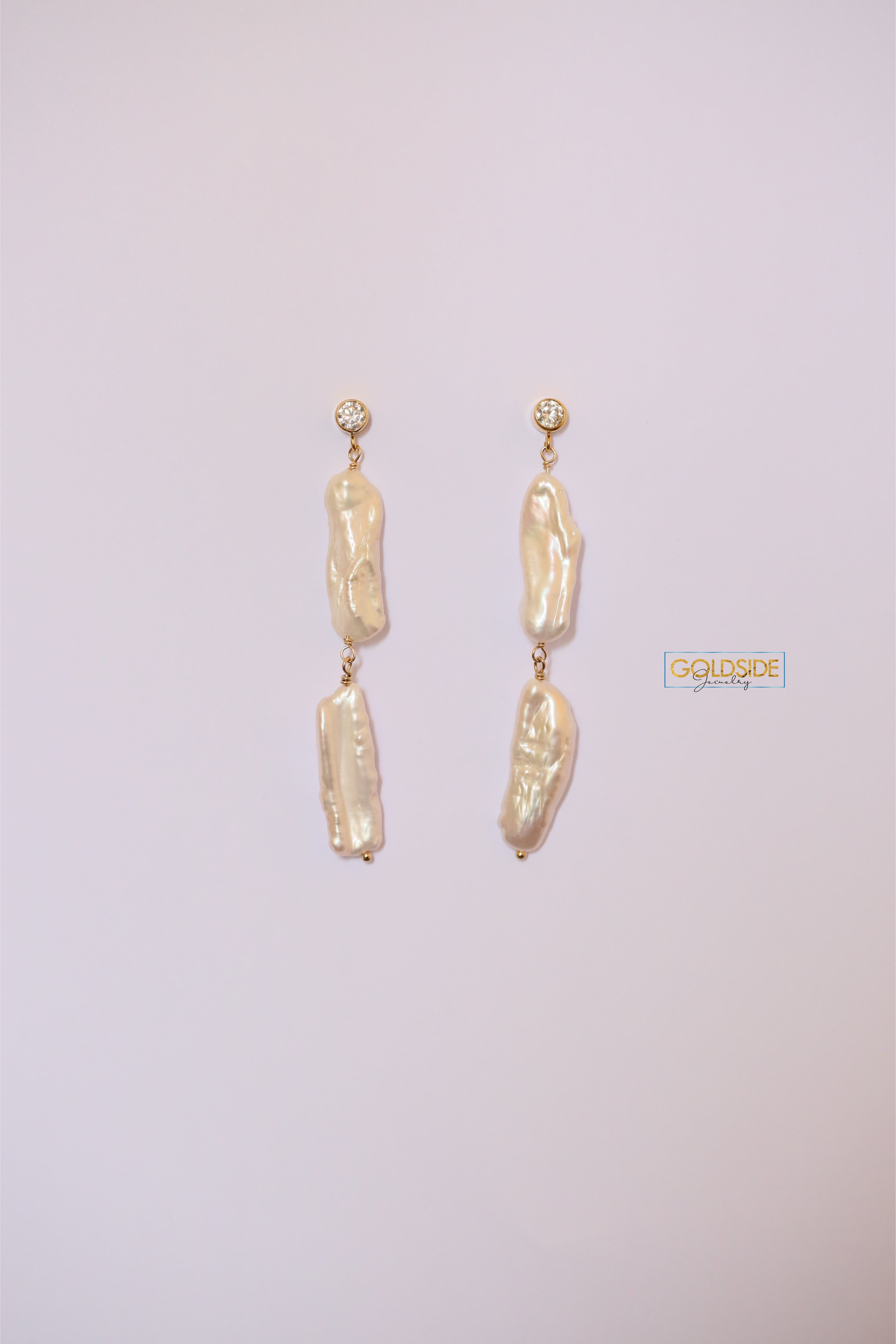 Long Pearls Earrings