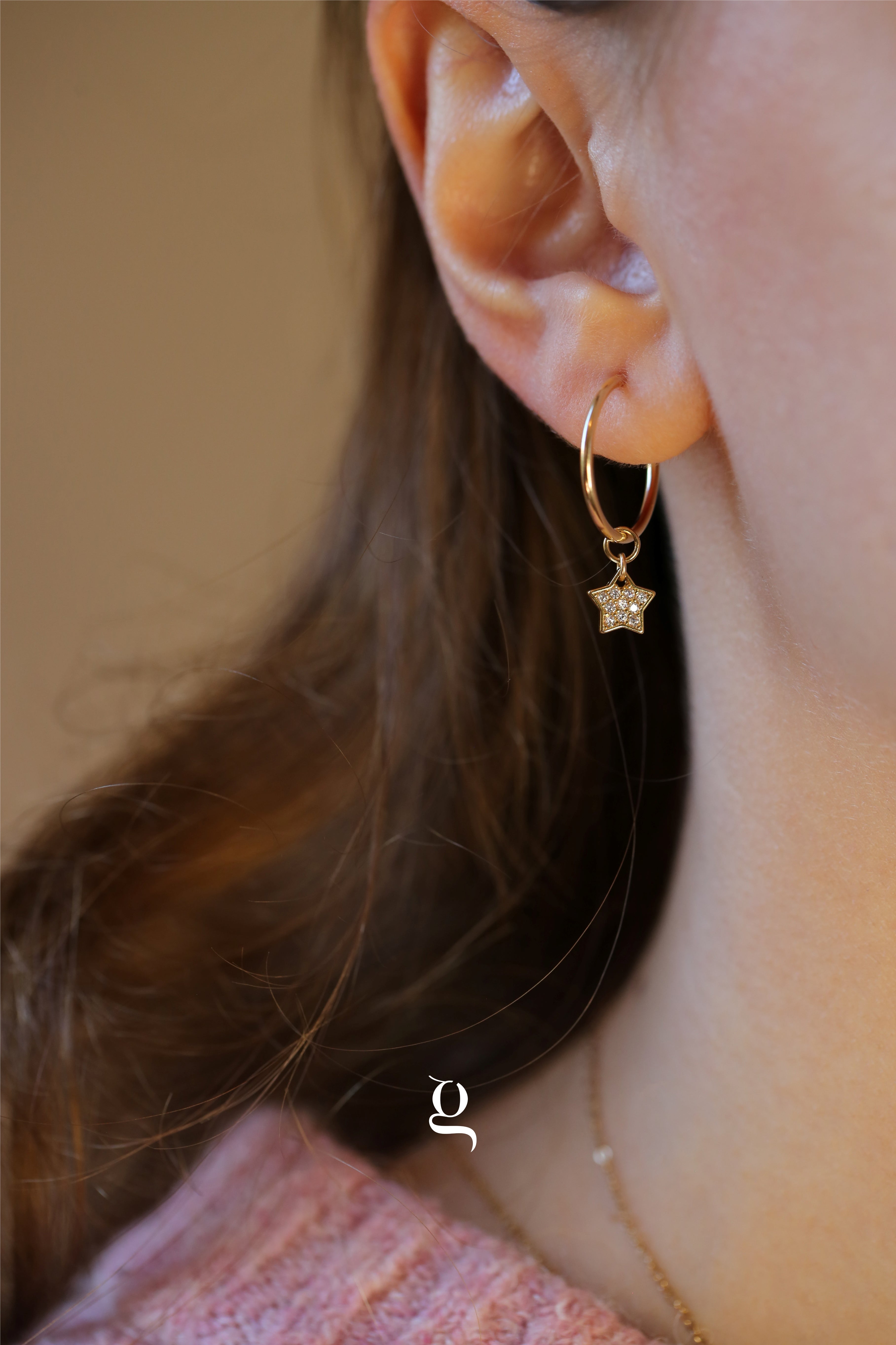 Stellar Hoop Earrings