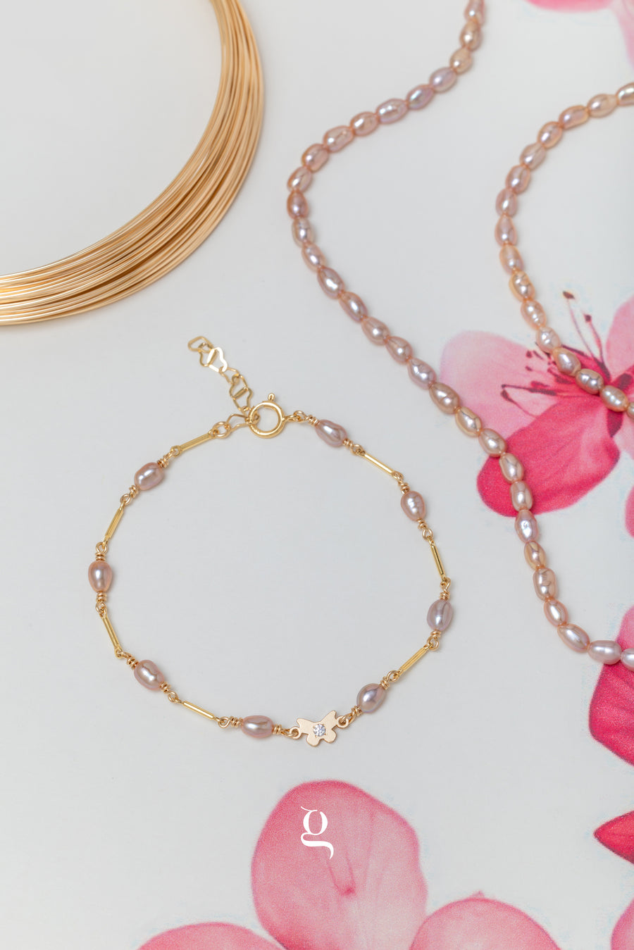 Butterfly Pearl Bracelet