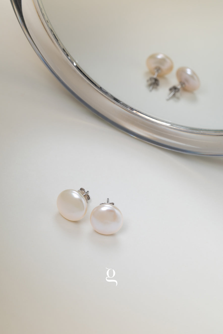Classic Pearl Stud Earrings