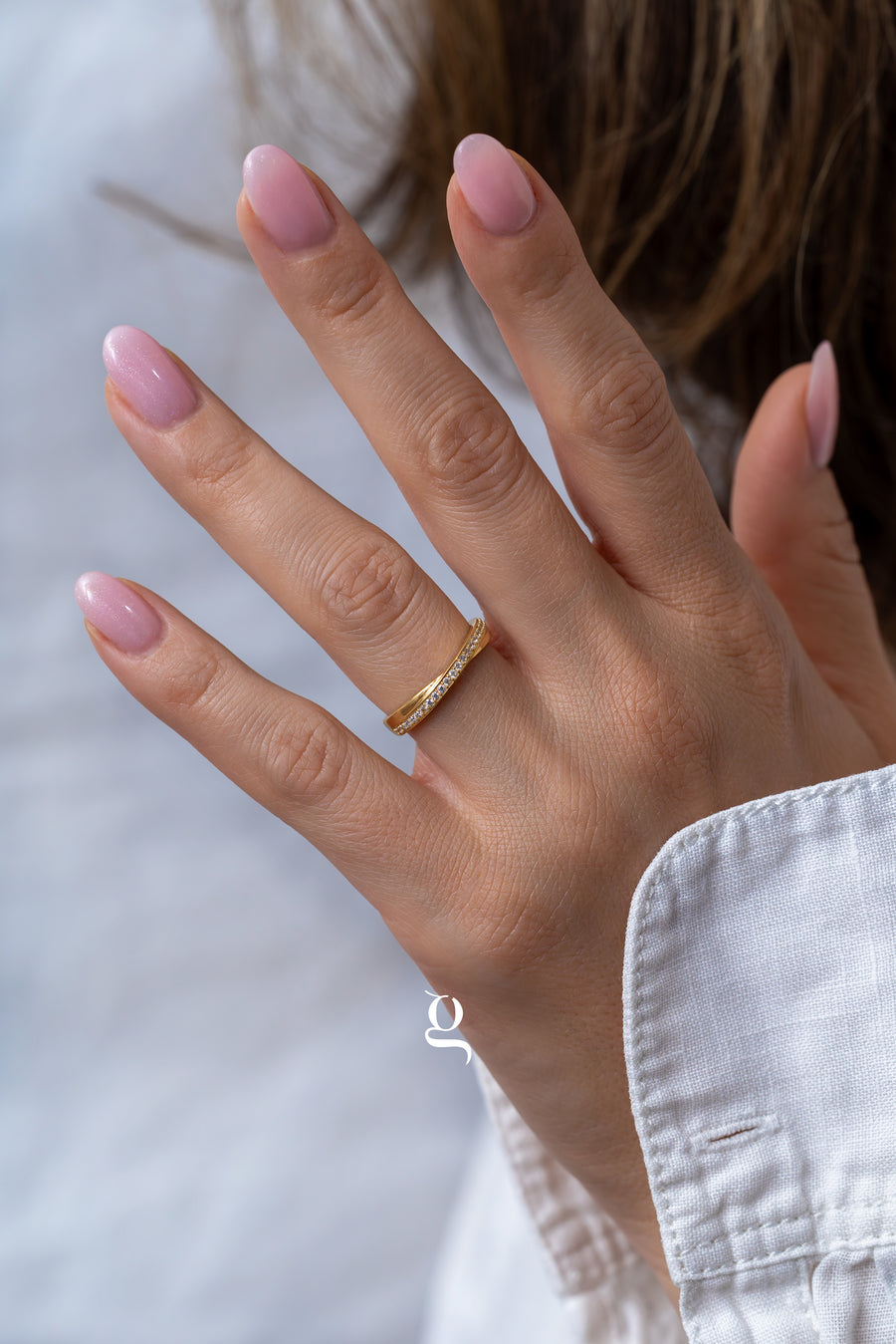 Classic CZ Band Ring