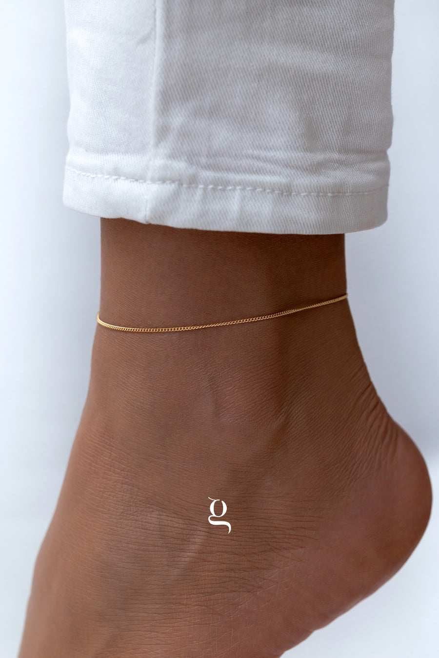 Thin Cable Chain Anklet