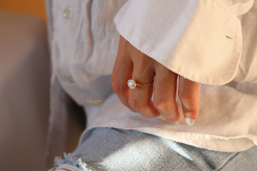 Natural Pearl Ring